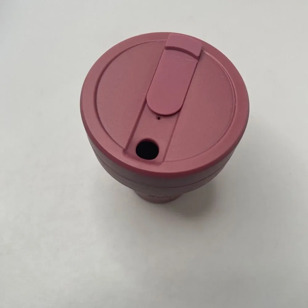 Stojo Collapsible Silicone Coffee Cup 12 Oz Travel Packing Camping Hiking